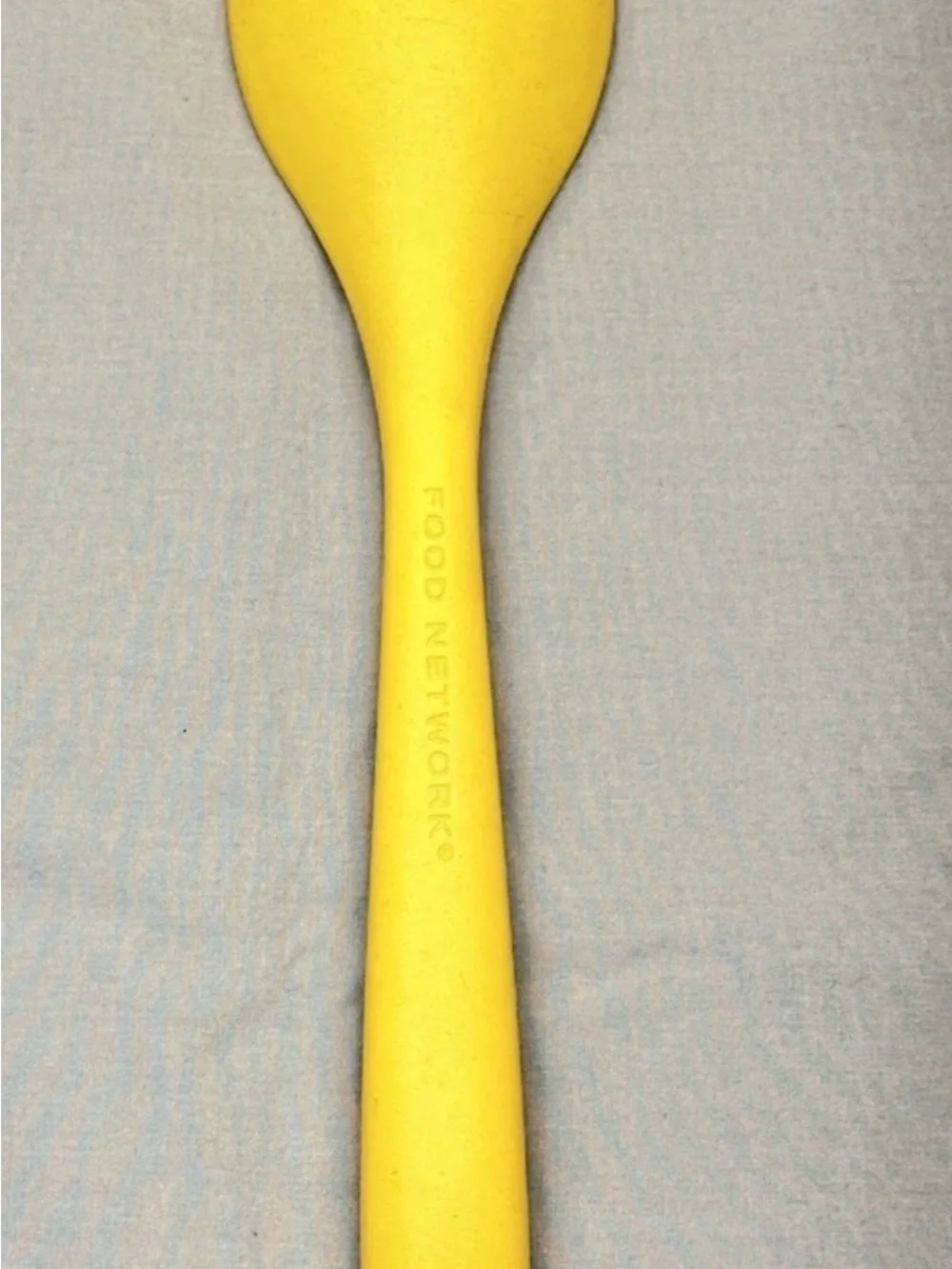 Yellow Silicone Serving Spoon – Bright Kitchen Utensil